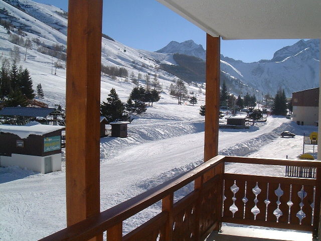 foto 8 Aluguer de férias entre particulares Les 2 Alpes appartement Ródano-Alpes Isère Varanda 2