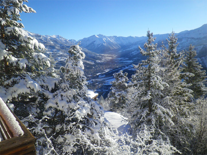 foto 13 Aluguer de frias entre particulares Pra Loup chalet Provena-Alpes-Costa Azul Alpes da Alta Provena Vista desde do alojamento