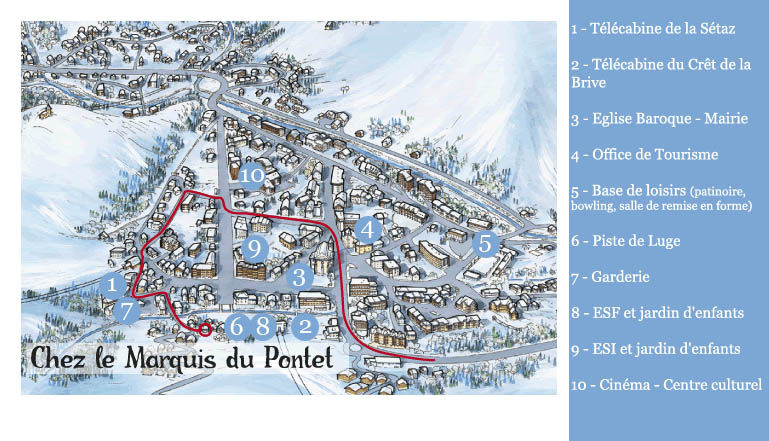 foto 19 Aluguer de frias entre particulares Valloire appartement Rdano-Alpes Sabia Mapa