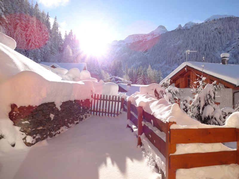 foto 1 Aluguer de frias entre particulares Valfrjus chalet Rdano-Alpes Sabia Vista do terrao