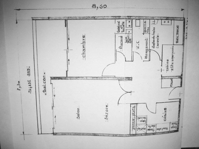 foto 12 Aluguer de frias entre particulares Villard de Lans - Correnon en Vercors appartement Rdano-Alpes Isre Planta do alojamento