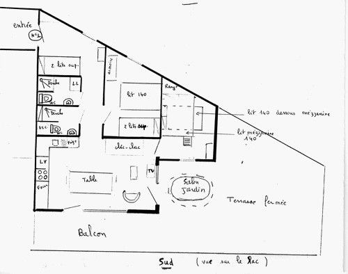 foto 9 Aluguer de frias entre particulares Besse - Super Besse appartement Auvergne Puy-de-Dme Planta do alojamento