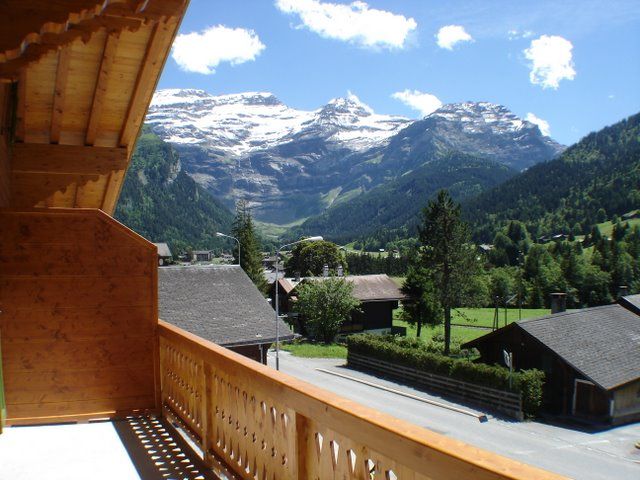 foto 6 Aluguer de férias entre particulares Les Diablerets appartement Vaud  vista da varanda