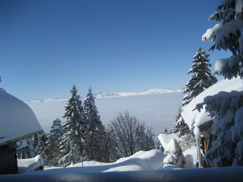 foto 7 Aluguer de frias entre particulares Chamrousse chalet Rdano-Alpes Isre Vista do terrao