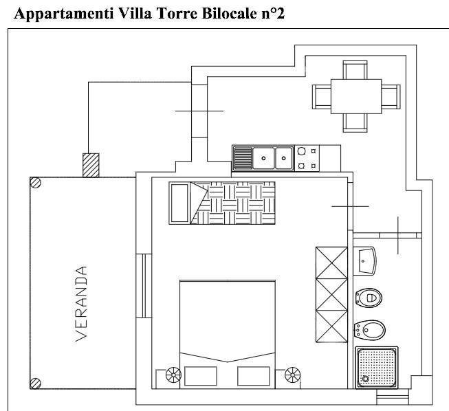 foto 16 Aluguer de frias entre particulares Capo Vaticano appartement Calbria Vibo Valentia Planta do alojamento