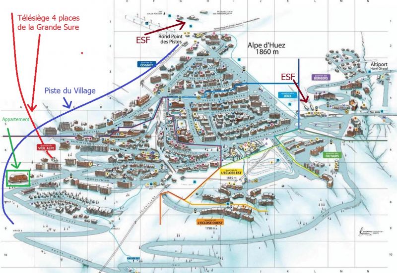 foto 2 Aluguer de frias entre particulares Alpe d'Huez appartement Rdano-Alpes Isre Outras