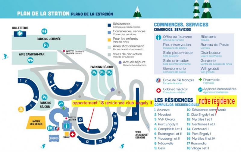 foto 20 Aluguer de férias entre particulares Piau Engaly appartement Midi-Pyrénées Altos Pirineus Mapa