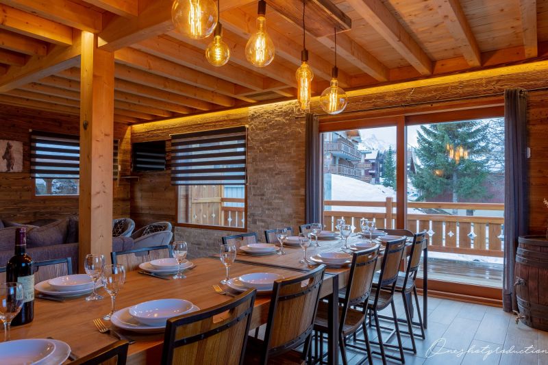 foto 4 Aluguer de frias entre particulares Les 2 Alpes chalet Rdano-Alpes Isre Sala de jantar