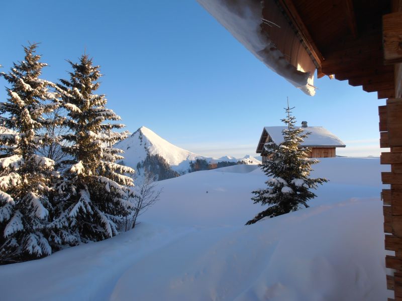 foto 25 Aluguer de frias entre particulares Praz de Lys Sommand chalet Rdano-Alpes Alta Sabia Vista desde do alojamento