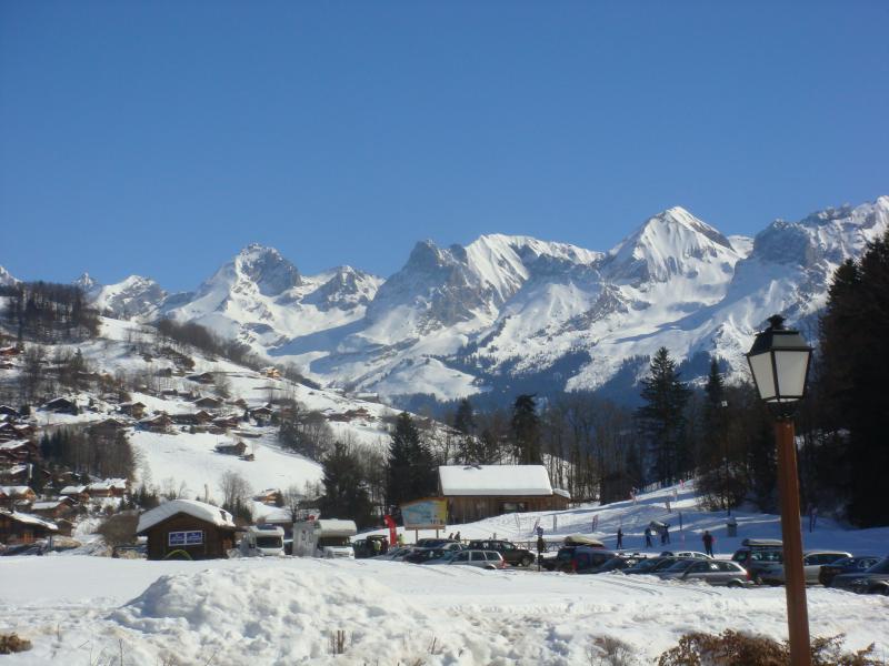 foto 9 Aluguer de férias entre particulares Le Grand Bornand appartement Ródano-Alpes Alta Sabóia Vista do terraço