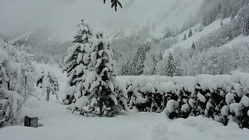 foto 3 Aluguer de frias entre particulares Le Grand Bornand appartement Rdano-Alpes Alta Sabia Vista do terrao