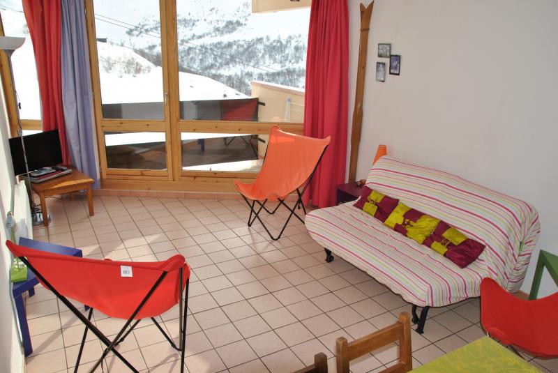 foto 1 Aluguer de férias entre particulares Les Menuires appartement Ródano-Alpes Sabóia Sala de estar