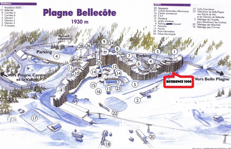 foto 21 Aluguer de frias entre particulares La Plagne studio Rdano-Alpes Sabia Mapa