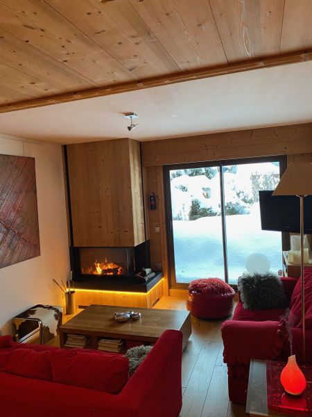 foto 2 Aluguer de férias entre particulares Megève appartement Ródano-Alpes Alta Sabóia Sala de estar