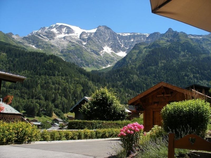 foto 7 Aluguer de férias entre particulares Les Contamines Montjoie appartement Ródano-Alpes Alta Sabóia Vista do terraço