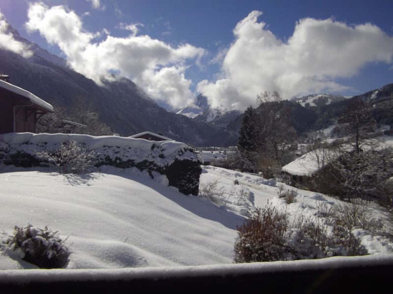 foto 16 Aluguer de frias entre particulares Les Contamines Montjoie chalet Rdano-Alpes Alta Sabia Vista do terrao