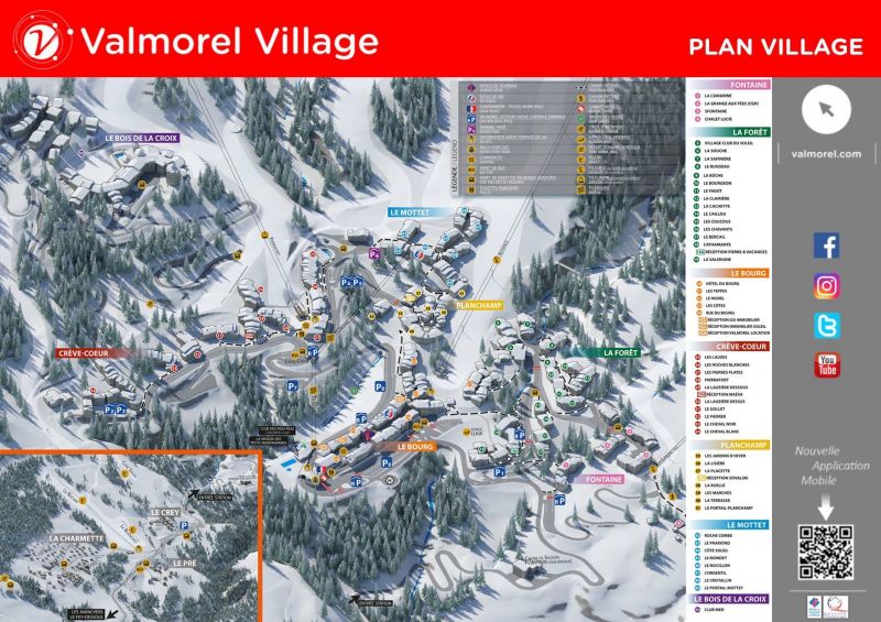 foto 16 Aluguer de frias entre particulares Valmorel appartement Rdano-Alpes Sabia Mapa