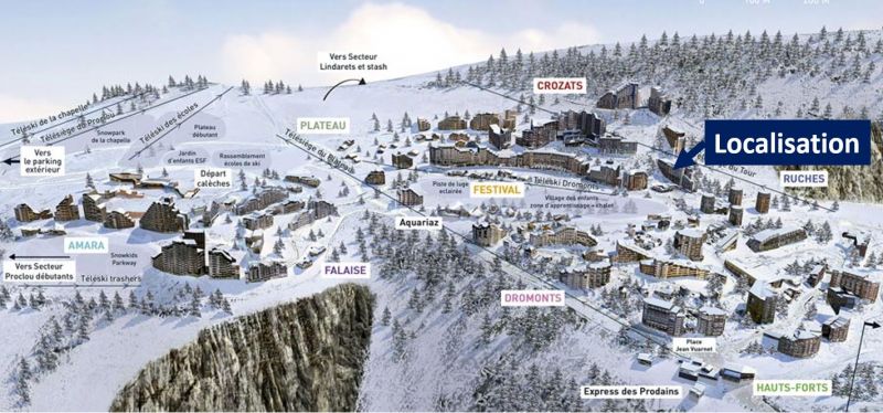 foto 2 Aluguer de frias entre particulares Avoriaz studio Rdano-Alpes Alta Sabia Mapa