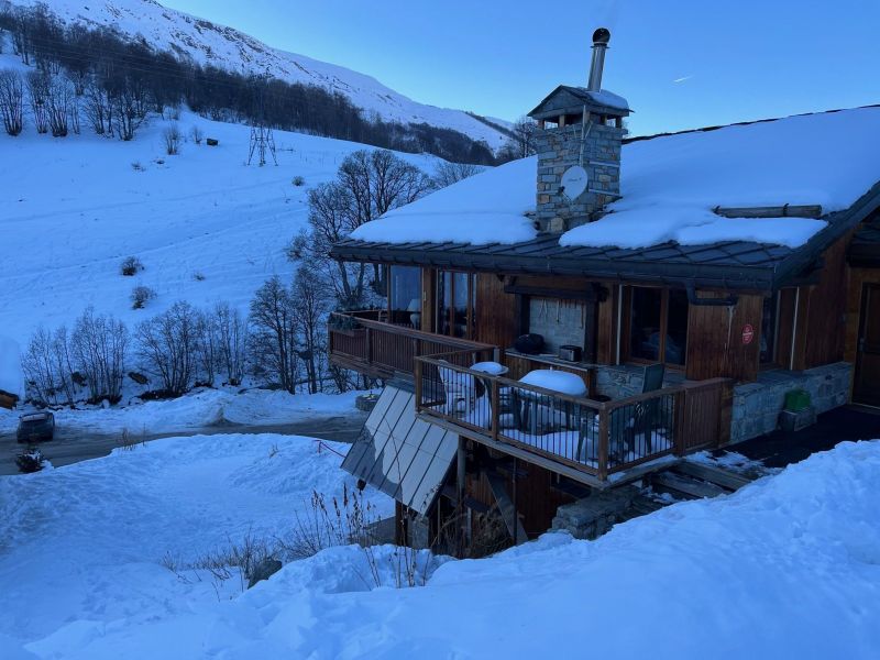 foto 3 Aluguer de férias entre particulares Les Menuires chalet Ródano-Alpes Sabóia Vista do terraço