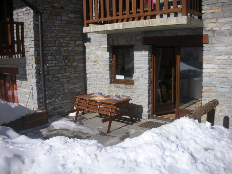 foto 1 Aluguer de frias entre particulares Bonneval sur Arc studio Rdano-Alpes Sabia Vista do terrao