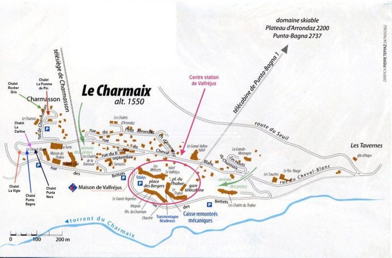 foto 24 Aluguer de frias entre particulares Valfrjus chalet Rdano-Alpes Sabia Mapa