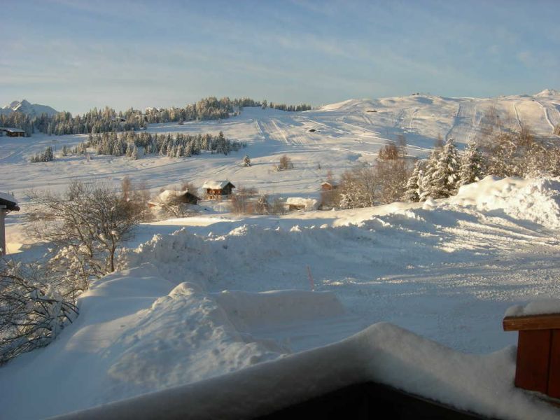 foto 6 Aluguer de frias entre particulares Les Saisies studio Rdano-Alpes  vista da varanda