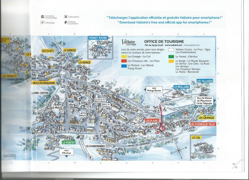 foto 13 Aluguer de frias entre particulares Valloire appartement Rdano-Alpes Sabia Mapa