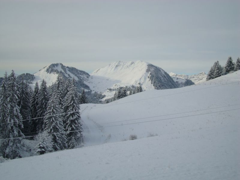 foto 6 Aluguer de frias entre particulares Manigod-Croix Fry/L'tale-Merdassier appartement Rdano-Alpes Alta Sabia vista da varanda