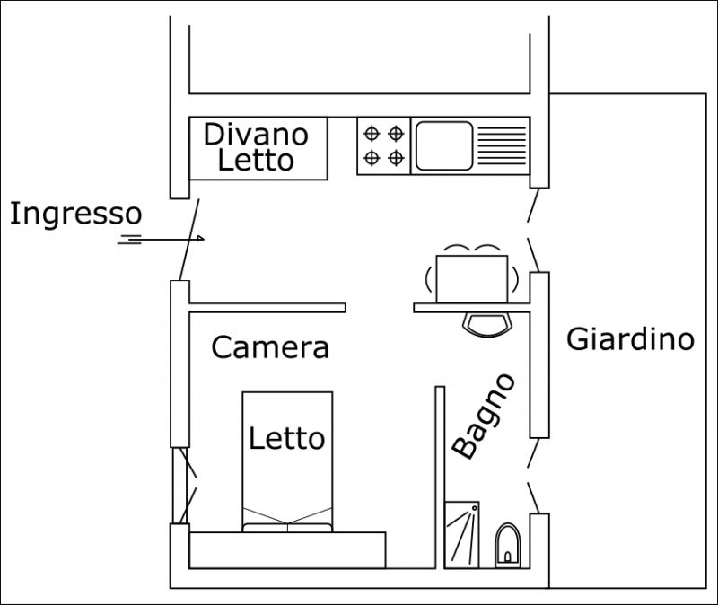 foto 7 Aluguer de frias entre particulares Termoli appartement Molise Campobasso (provncia de) Planta do alojamento