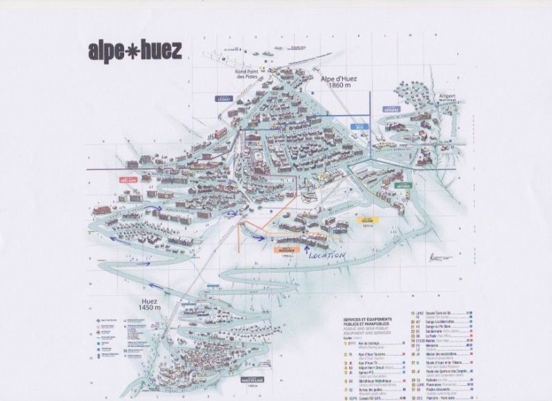 foto 19 Aluguer de frias entre particulares Alpe d'Huez appartement Rdano-Alpes Isre Mapa