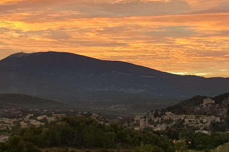 foto 0 Aluguer de frias entre particulares Vaison la Romaine gite Provena-Alpes-Costa Azul Vaucluse Vista desde do alojamento