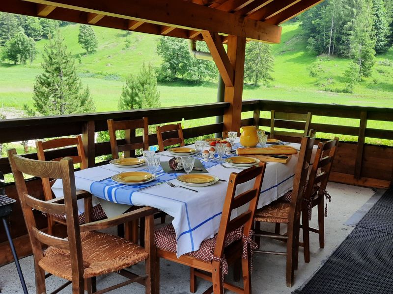 foto 4 Aluguer de frias entre particulares Le Grand Bornand appartement Rdano-Alpes Alta Sabia Vista do terrao