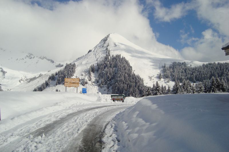 foto 10 Aluguer de frias entre particulares Praz de Lys Sommand chalet Rdano-Alpes Alta Sabia Vista do terrao
