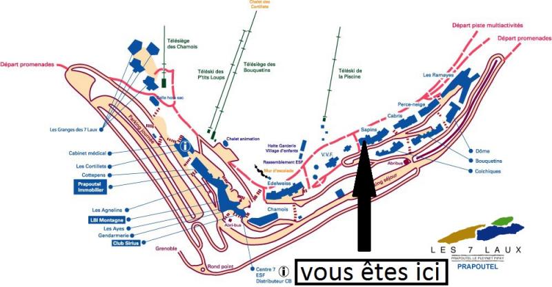 foto 10 Aluguer de frias entre particulares Les Sept Laux appartement Rdano-Alpes Isre Planta do alojamento