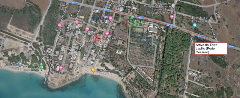 foto 17 Aluguer de frias entre particulares Porto Cesareo appartement Puglia Lecce (provncia de) Mapa