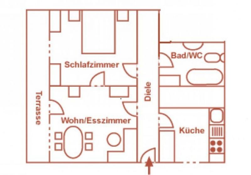 foto 28 Aluguer de férias entre particulares  appartement Baviera  Planta do alojamento