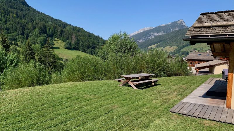 foto 4 Aluguer de férias entre particulares Le Grand Bornand appartement Ródano-Alpes Alta Sabóia Vista do terraço