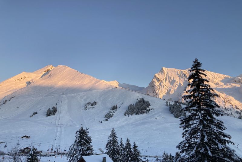 foto 11 Aluguer de frias entre particulares Manigod-Croix Fry/L'tale-Merdassier studio Rdano-Alpes Alta Sabia vista da varanda