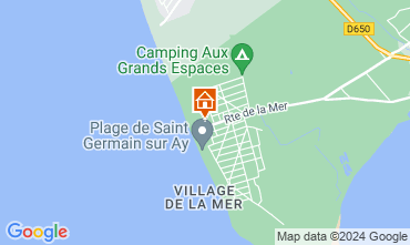 Mapa Saint-Germain-sur-Ay Vivenda 30390