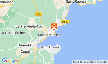 Mapa Sainte Maxime Casa 104932