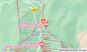 Mapa Les 2 Alpes Apartamentos 79747