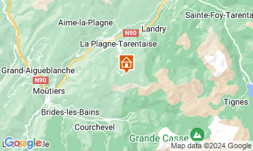 Mapa La Plagne Estdio 2176