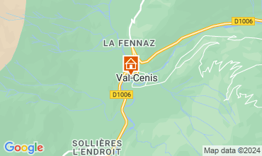 Mapa Termignon la Vanoise Apartamentos 126417