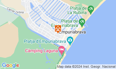 Mapa Empuriabrava Apartamentos 82822