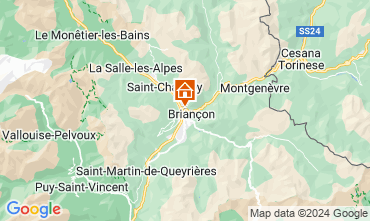 Mapa Briançon Apartamentos 60398