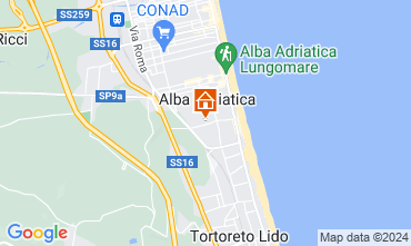 Mapa Alba Adriatica Apartamentos 127339