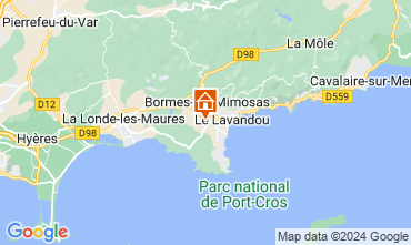 Mapa Bormes Les Mimosas Casa 125314