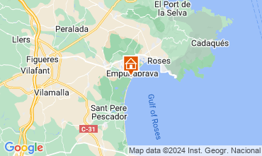 Mapa Empuriabrava Apartamentos 95619