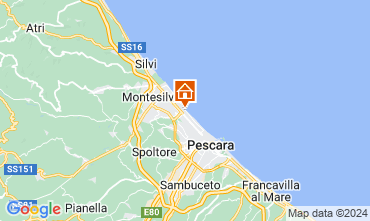 Mapa Pescara Apartamentos 87229