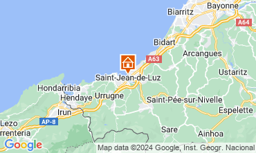 Mapa Saint Jean de Luz Estdio 9304